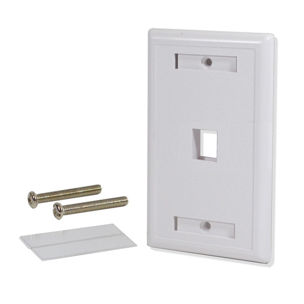 Logico WP301 White switch plate/outlet cover