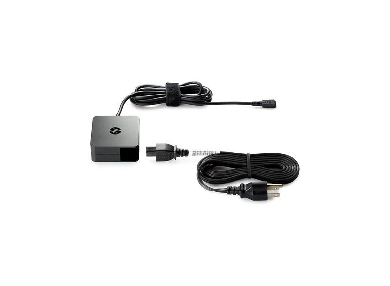 HP 45W USB Type-C AC Adapter Для помещений 45Вт Черный адаптер питания / инвертор