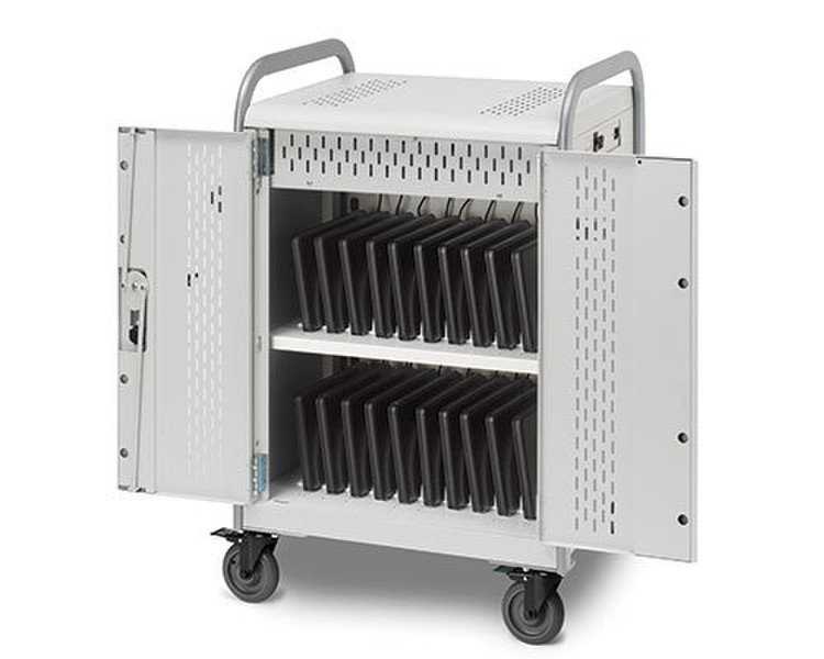 Bretford Pulse L Carts Portable device management cart Серый