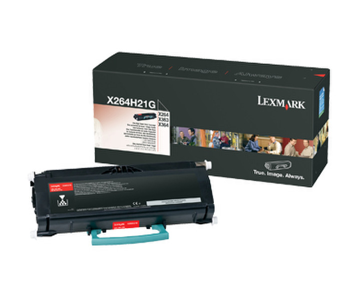 Lexmark X264H21G Laser cartridge 9000страниц Черный тонер и картридж для лазерного принтера