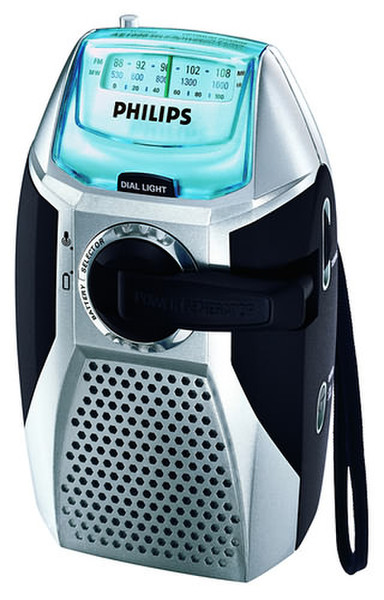 Philips Free-powered Radio AE1000 Портативный Аналоговый радиоприемник