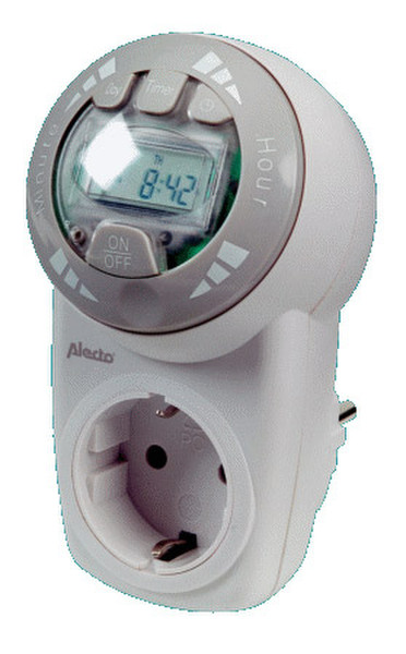 Alecto DTS-744 1AC outlet(s) 230V Weiß Spannungsschutz