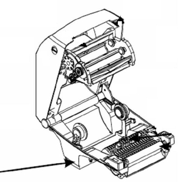 Zebra Bottom Frame Assy. 3842