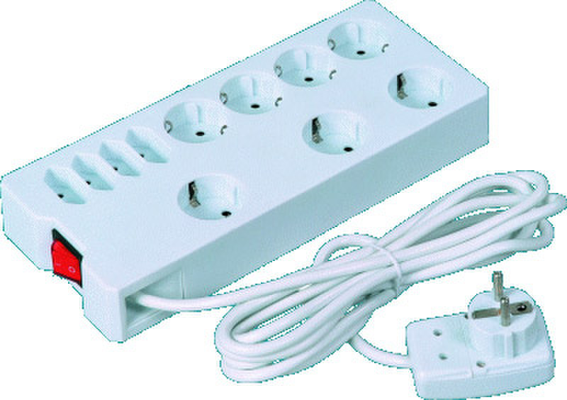 Alecto VSD-11 14AC outlet(s) 3m White surge protector