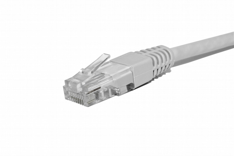 X-Case CAUTP5050 0.5м Cat5e U/UTP (UTP) Серый сетевой кабель