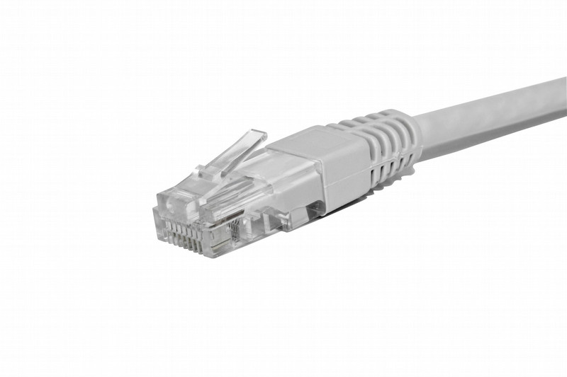 X-Case CAUTP55 5m Cat5e U/UTP (UTP) Grau Netzwerkkabel