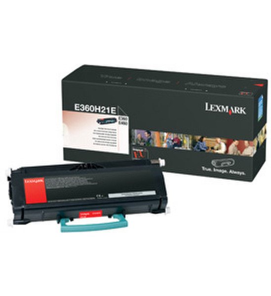 Lexmark E360H21E Laser cartridge 9000страниц Черный тонер и картридж для лазерного принтера