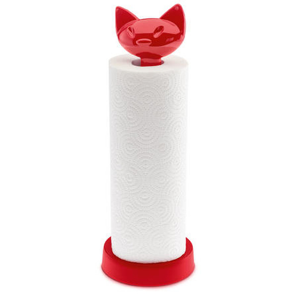 koziol MIAOU Tabletop paper towel holder Красный