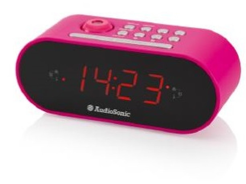 AudioSonic CL-1497 Часы Розовый радиоприемник