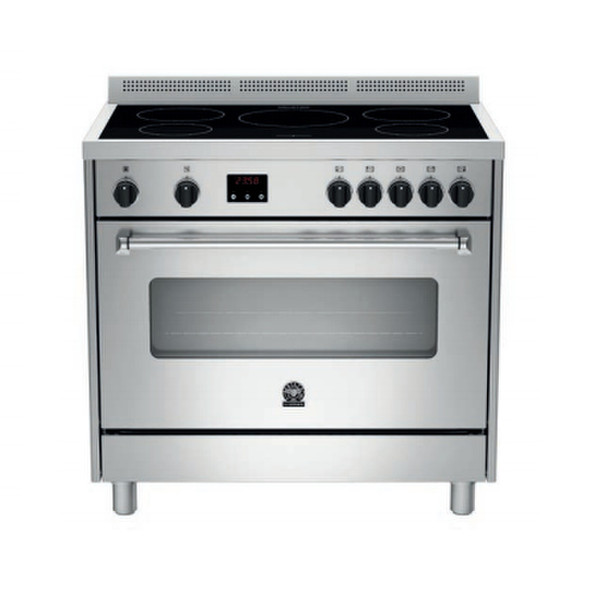 Bertazzoni La Germania AMS9IND 61 B X Freistehend Induktionskochfeld A Edelstahl