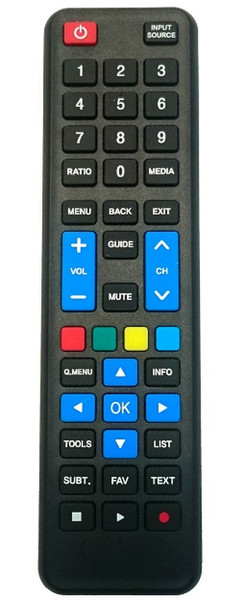 Superior Electronics SUP028 IR Wireless Press buttons Black remote control