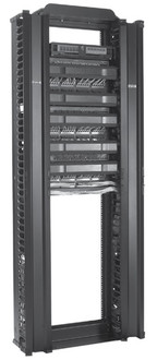 Hoffman EDR19FM45U Freistehend 45U Schwarz Rack