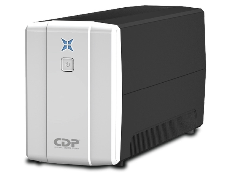 CDP R-UPR508 Интерактивная 500ВА 8розетка(и) Компактный Черный, Серый источник бесперебойного питания
