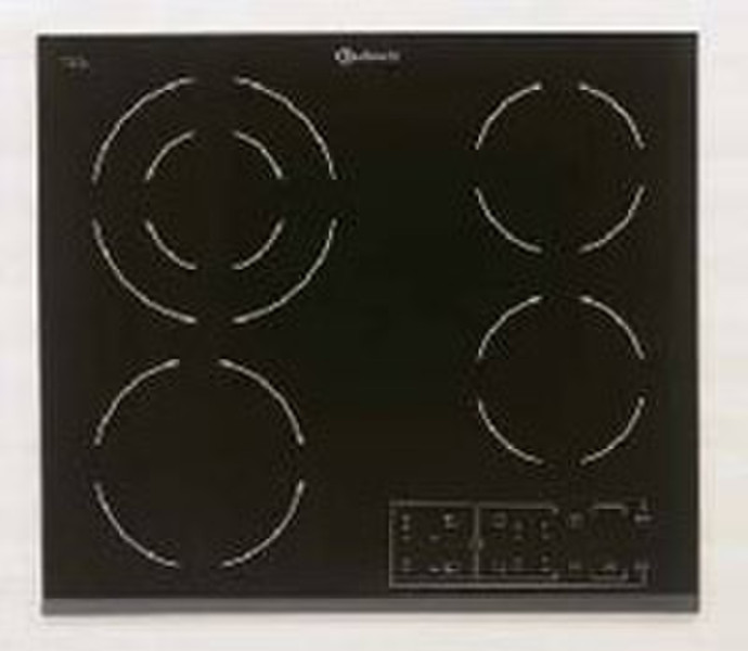 Bauknecht ETPS 5660 IN/01 Встроенный Electric hob Черный