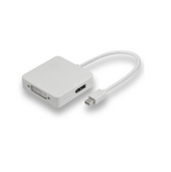 Microconnect MDPDVIHDMI1 0.2m Mini DisplayPort HDMI + DVI Weiß Videokabel-Adapter