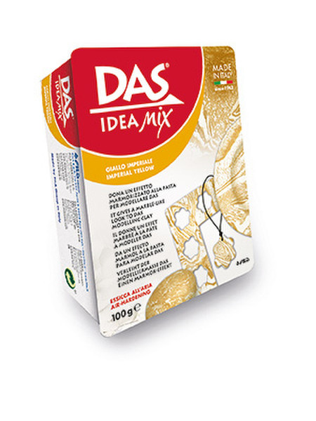 DAS Idea Mix Модельная глина 100г Желтый 1шт