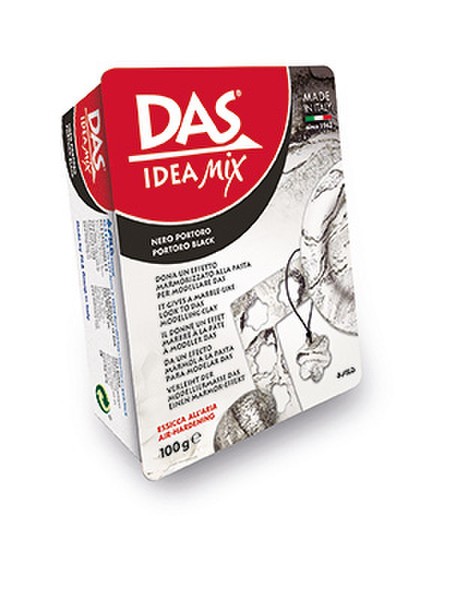 DAS Idea Mix Knetmasse 100g Schwarz 1Stück(e)