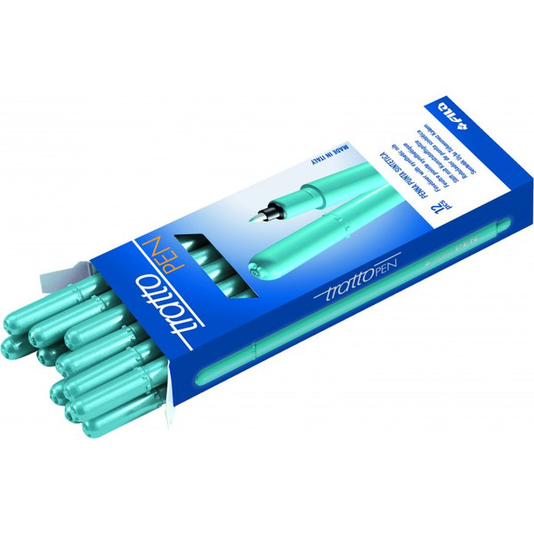 Tratto Pen Fine Светло-синий 12шт капиллярная ручка