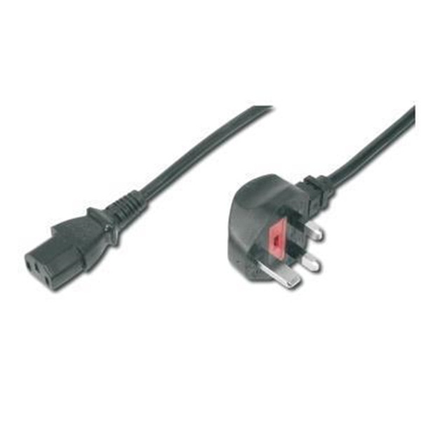 Nilox NX090406101 1.8m Power plug type G C13 coupler Black power cable