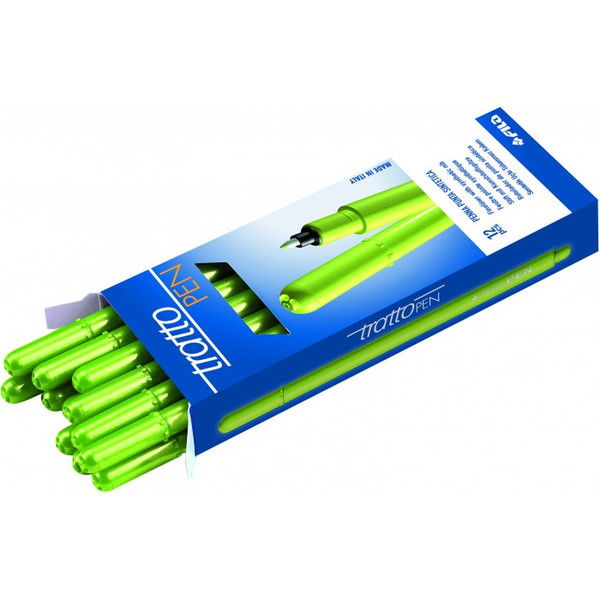 Tratto Pen Fine Light Green 12шт капиллярная ручка