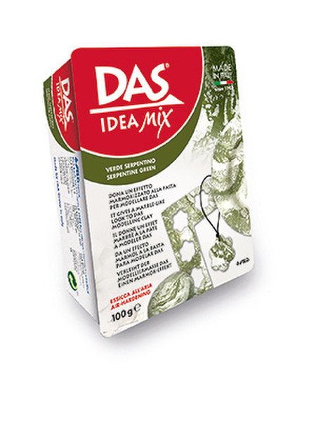 DAS Idea Mix Модельная глина 100г Зеленый 1шт