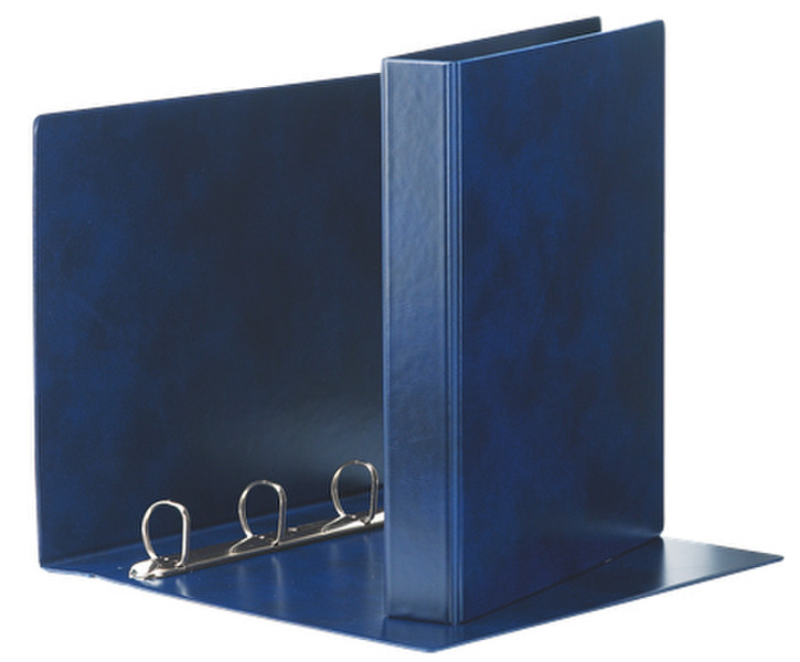 Esselte 390550050 Leatherette,PVC Blue ring binder