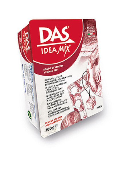 DAS Idea Mix Модельная глина 100г Красный 1шт