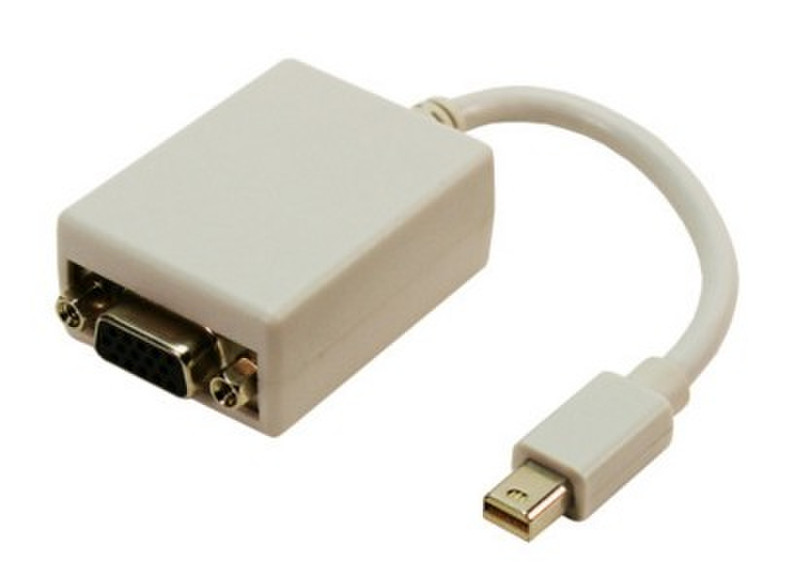 EFB Elektronik DisplayPort - VGA 0.1m Mini DisplayPort VGA (D-Sub) White