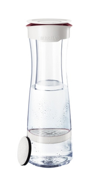 Brita Fill&Serve Water filtration bottle 1.3л Красный, Прозрачный, Белый