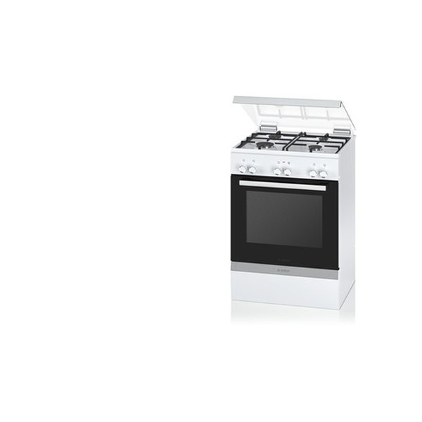 Bosch HGD425228N Отдельностоящий Gas hob A Белый кухонная плита