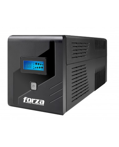 Forza Power Technologies SL-1011LCD 1000VA 8AC outlet(s) Tower Black uninterruptible power supply (UPS)