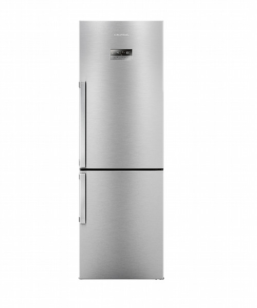 Grundig GKN16820X Отдельностоящий 194л 97л A++ Нержавеющая сталь холодильник с морозильной камерой