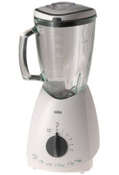 Braun PowerBlend MX 2050 Tischplatten-Mixer 1.7l Grau, Weiß Mixer