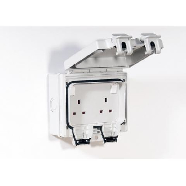 SMJ E613DB-N White socket-outlet