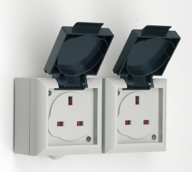 SMJ EP213B Black,White socket-outlet