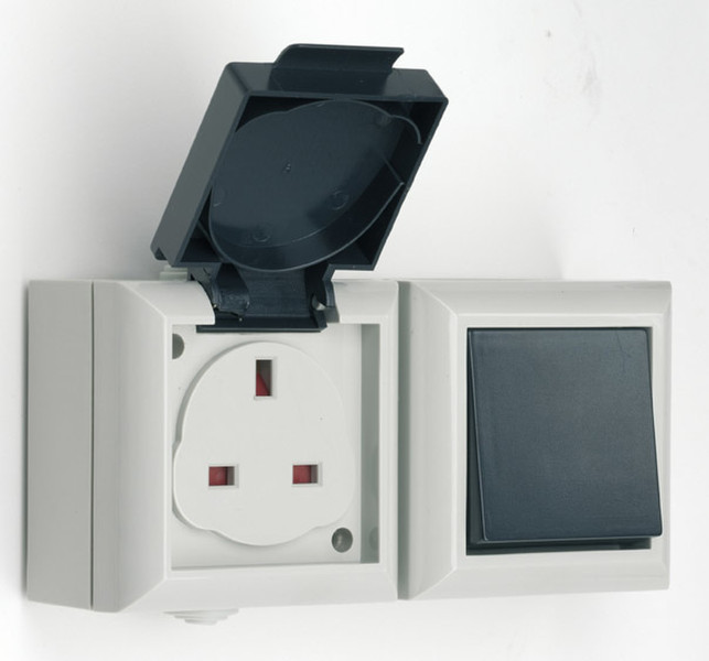 SMJ EPSS2B Black,White socket-outlet