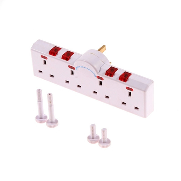 SMJ S4ISSC Type G (UK) Type G (UK) White power plug adapter