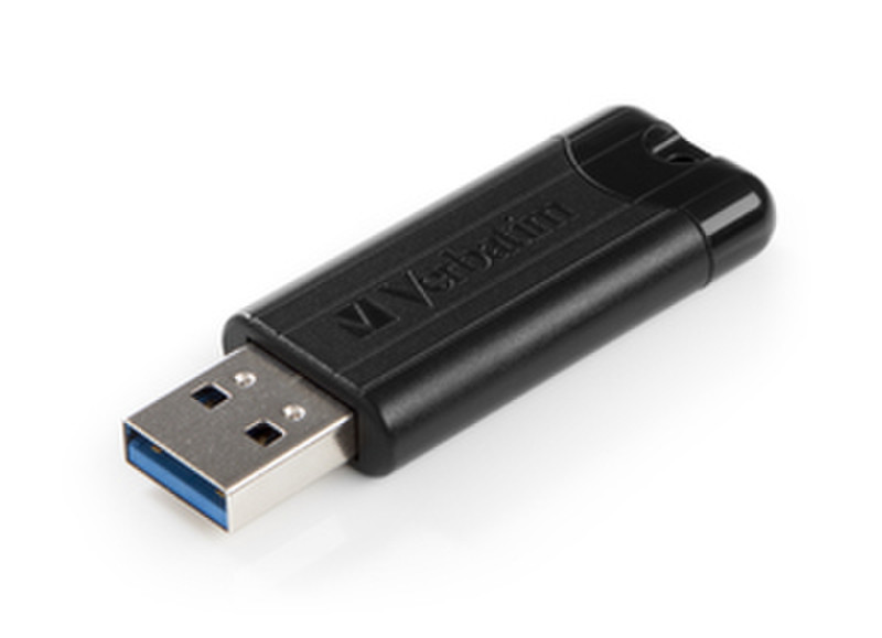 Verbatim PinStripe 64GB 64GB USB 3.0 (3.1 Gen 1) Typ A Schwarz USB-Stick