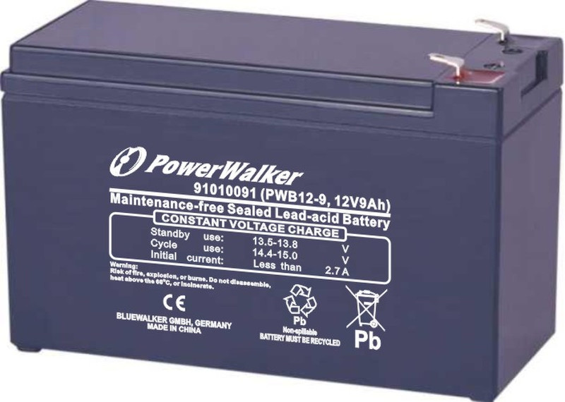 BlueWalker PWB12-9 Герметичная свинцово-кислотная (VRLA) 9А·ч 12В UPS battery