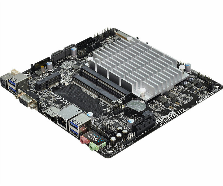Asrock J3160TM-ITX NA (интегрированный CPU) Mini ITX
