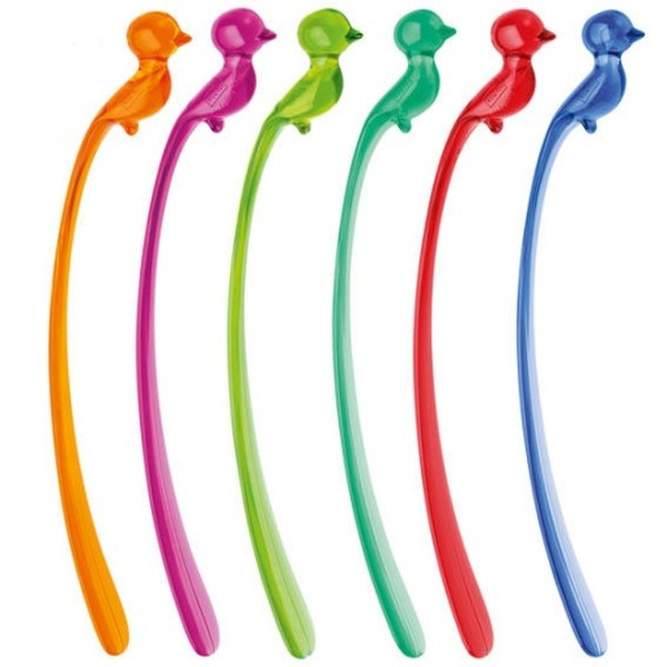 koziol PI:P 6pc(s) Plastic swizzle sticks