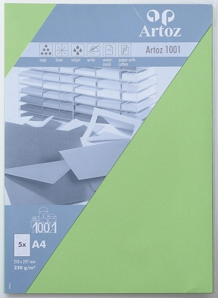 Artoz 10769614-305 A4 (210×297 mm) Green inkjet paper