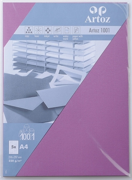 Artoz 10769614-455 A4 (210×297 mm) Пурпурный бумага для печати
