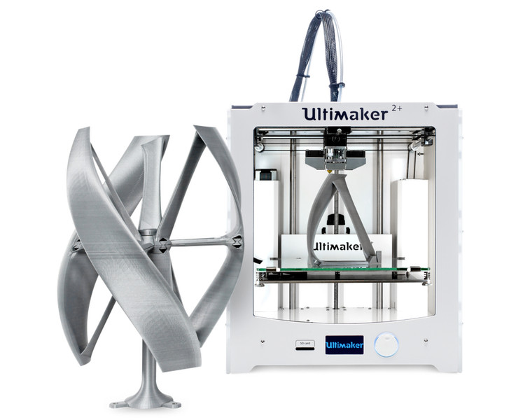 Ultimaker 2+ Fused Filament Fabrication (FFF) Silver 3D printer