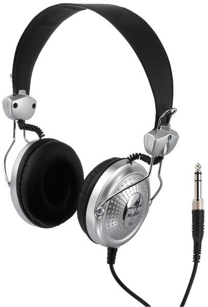 Monacor MD-350 Circumaural Head-band Black,Silver headphone