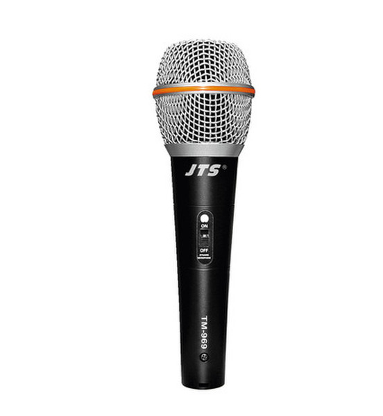 Monacor TM-969 Karaoke microphone Verkabelt Schwarz, Metallisch Mikrofon