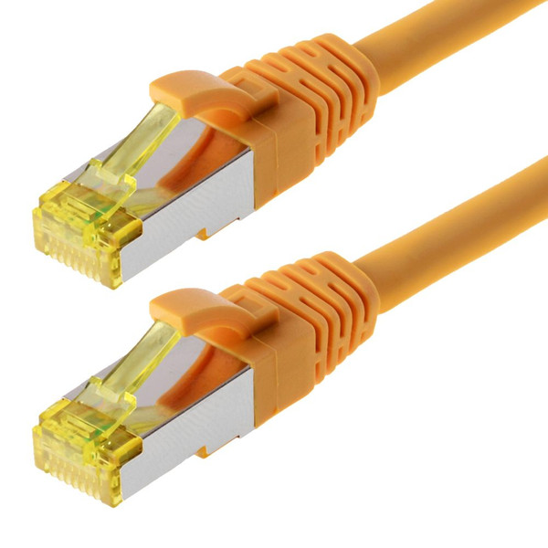 Helos 118109 30m Cat6a S/FTP (S-STP) Orange,Silver,Yellow networking cable