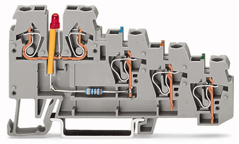 Wago 270-570/281-434 5P Серый electrical terminal block