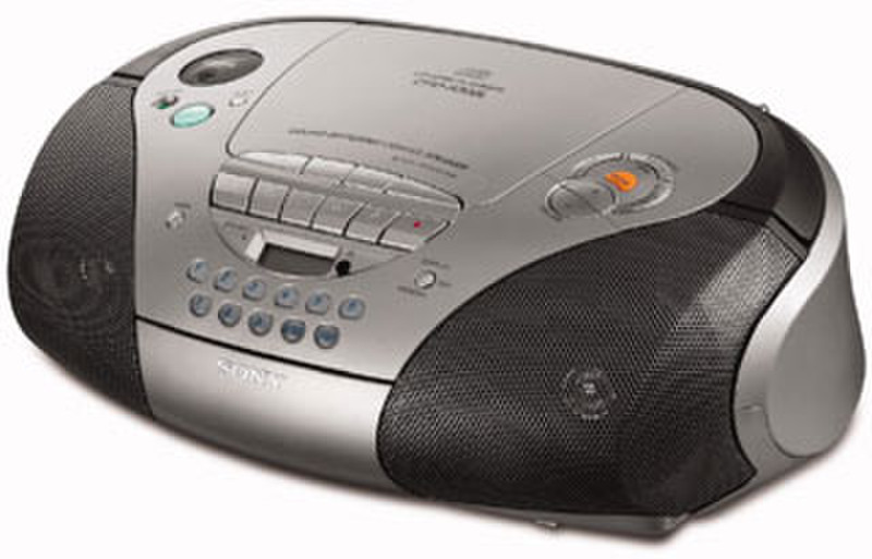 Sony CD Sound System CFD-S300 Portable CD player Silber