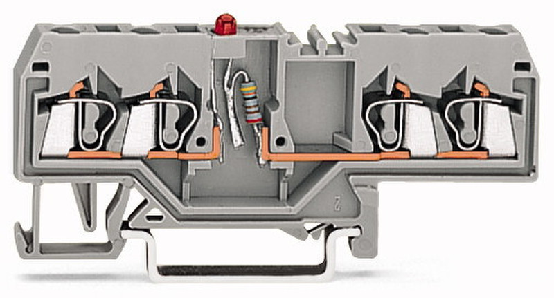 Wago 280-658/281-413 4P Grey electrical terminal block